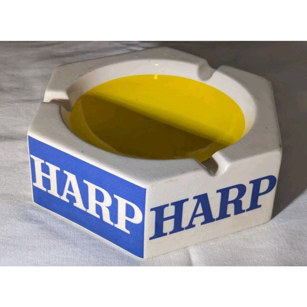 Vintage Wade Harp Large Ceramic Ashtray EUC